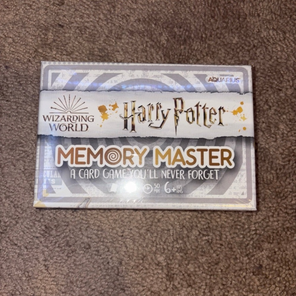Harry Potter Memory Master Card Game